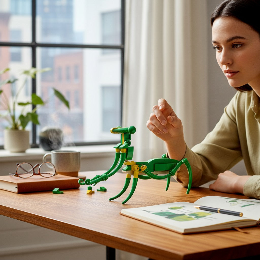 Butterfly & Praying Mantis